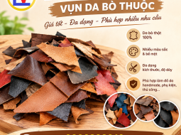 Bán Vụn Da Bò, Vụn Da Bò Thuộc Giá Tốt Cho Xưởng Và Đồ Handmade