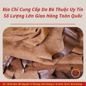 Địa Chỉ Cung Cấp Da Bò Thuộc Uy Tín, Số Lượng Lớn Tại TP.HCM Giao Hàng Toàn Quốc