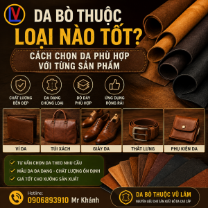 Da Bò Thuộc Loại Nào Tốt? Cách Chọn Da Phù Hợp Với Từng Sản Phẩm
