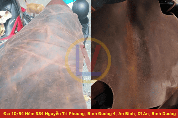 Da Bò Nguyên Tấm Chuyên May Ví – Nón – Phụ Kiện Đồ Da 